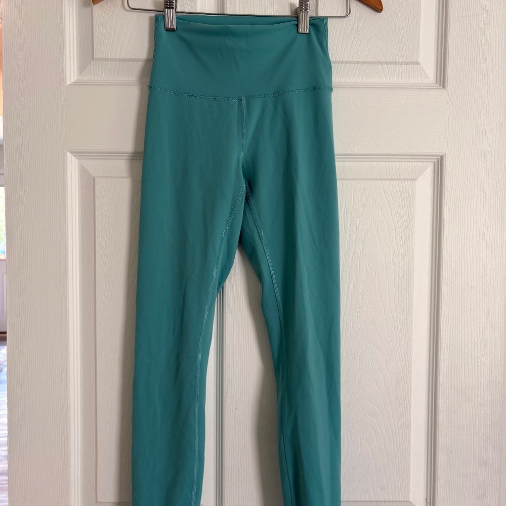 Lululemon Wunder Train High-Rise Tight 25"- Tidal Teal